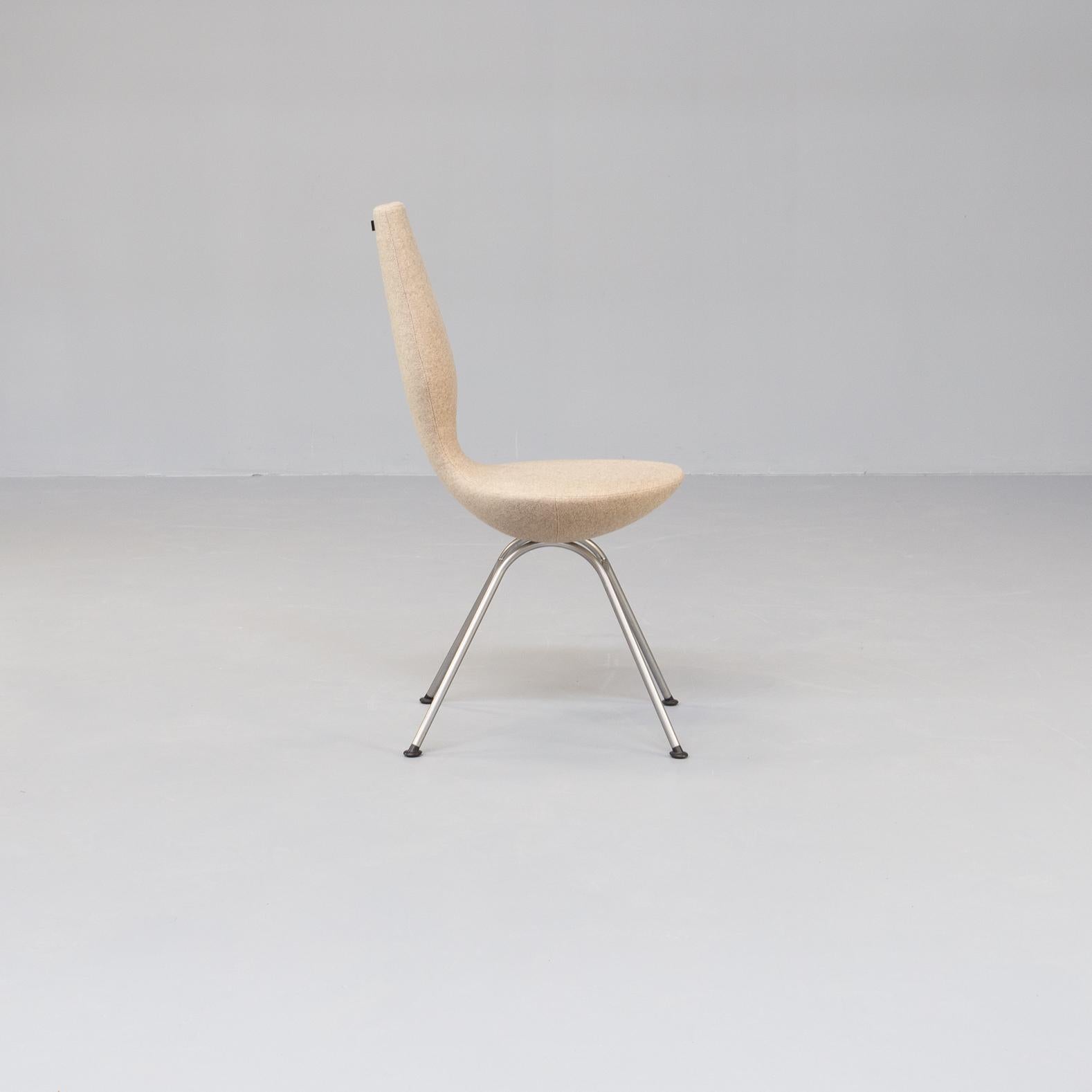 Swedish 90s Olaf Eldøy Dining Chair ‘Date’ for Variér/Stokke Set/6 For Sale
