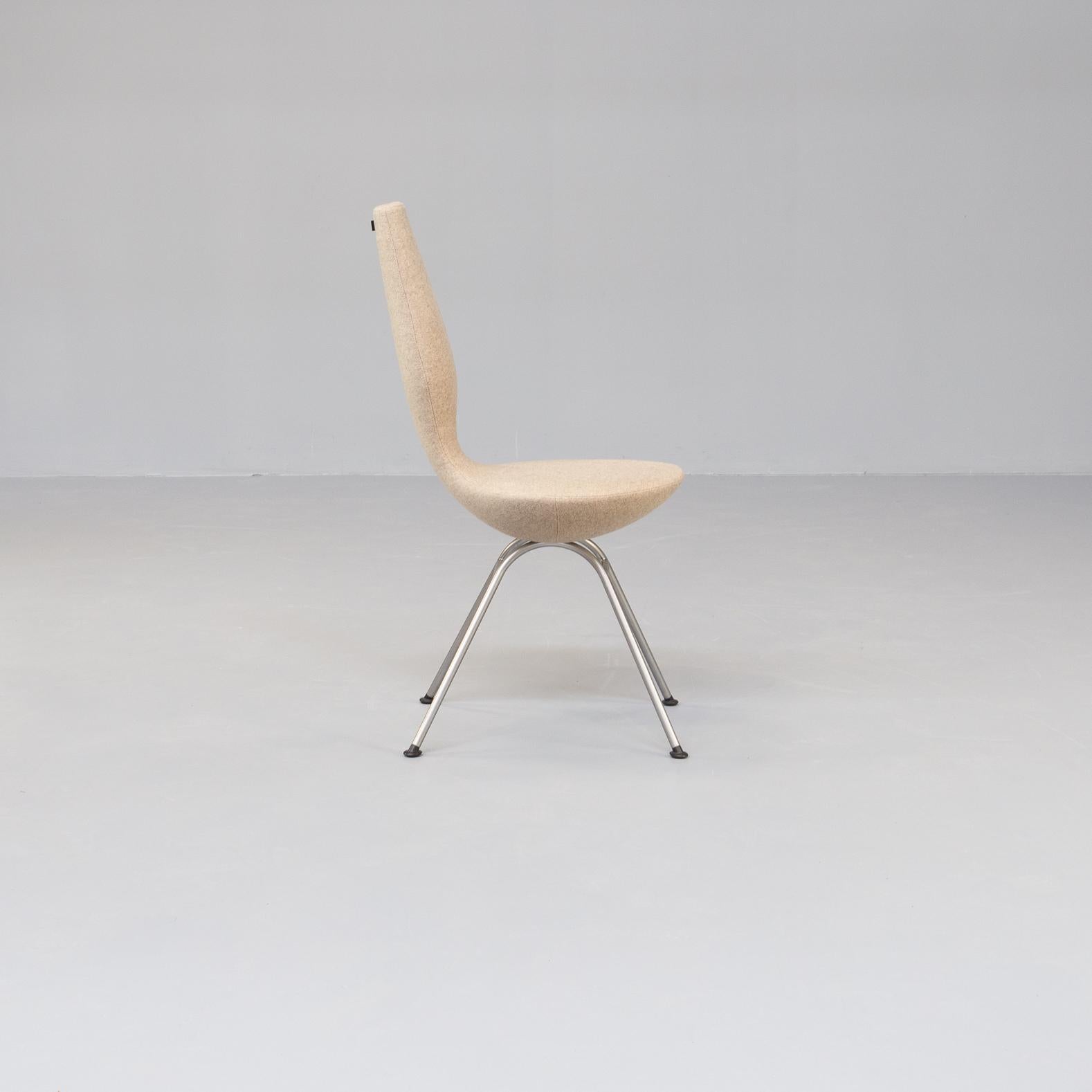 90er Olaf Eldøy Esszimmerstuhl 'Date' für Variér/Stokke Satz/6 (Stoff) im Angebot