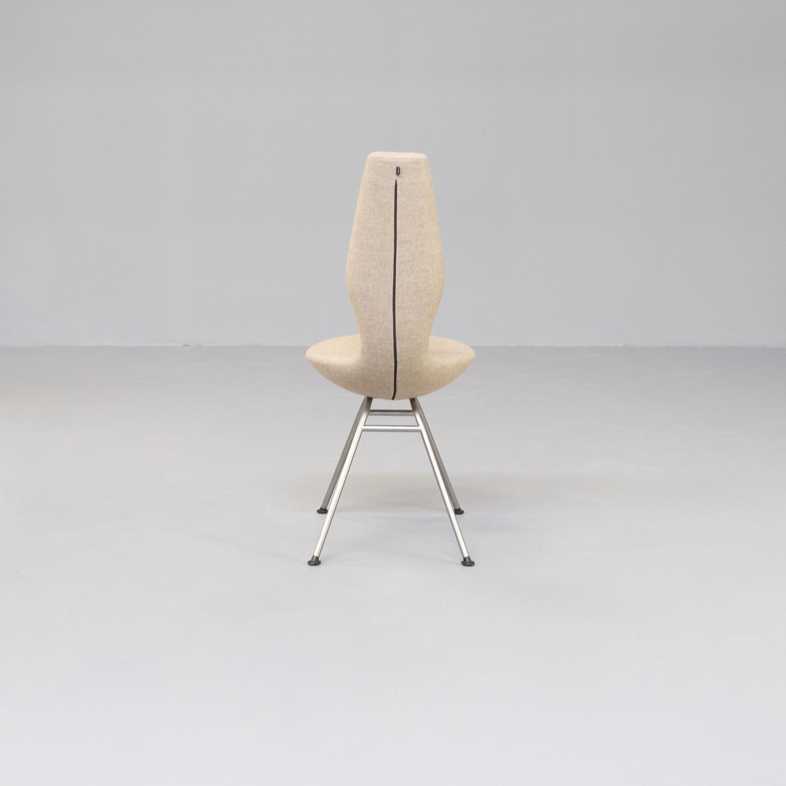 90s Olaf Eldøy Dining Chair ‘Date’ for Variér/Stokke Set/6 In Good Condition For Sale In Amstelveen, Noord