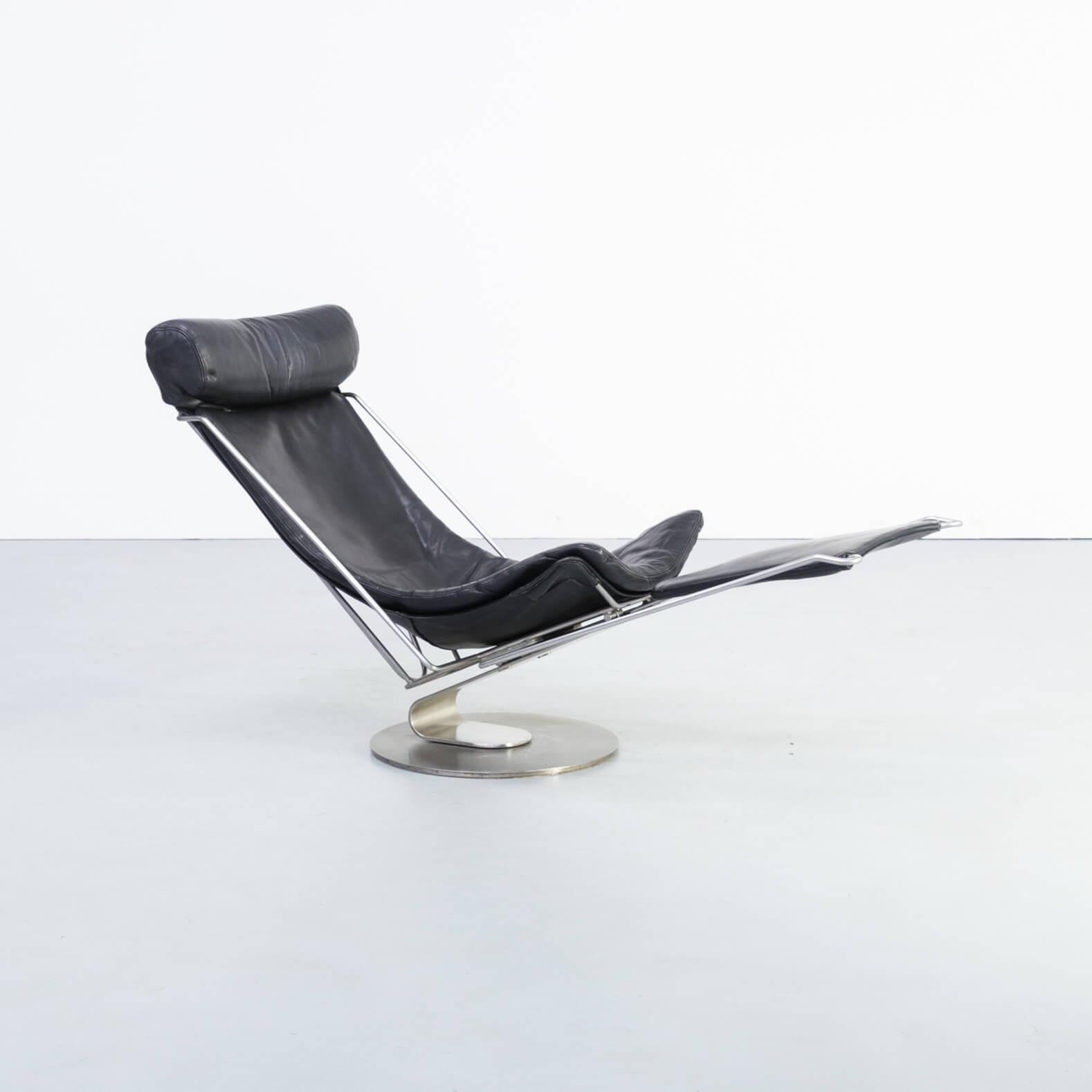 1990s Oluf Lund ‘Inter Dane’ Young Classic Design Relax Fauteuil for Trio-Line In Good Condition For Sale In Amstelveen, Noord