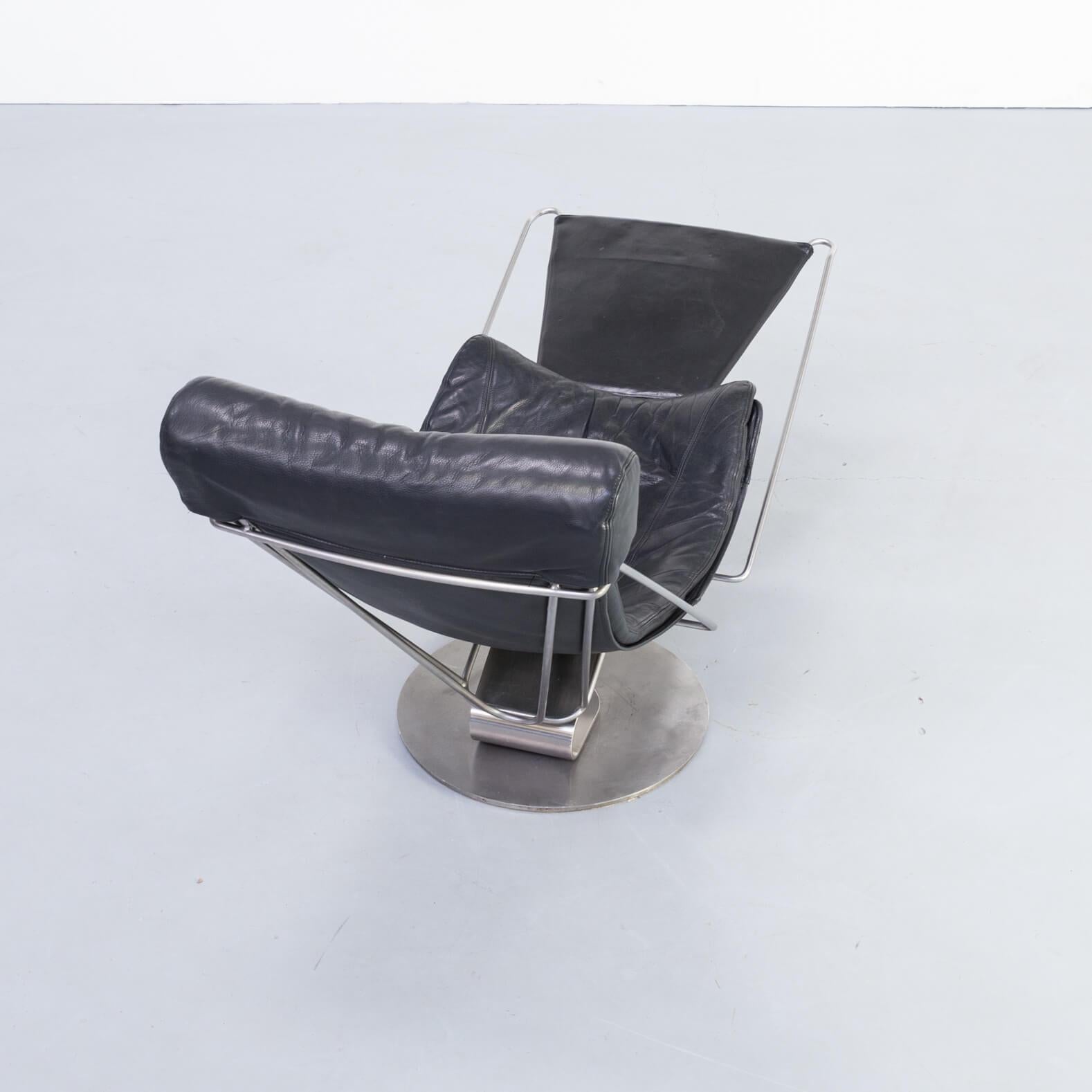 1990er Oluf Lund 'Inter Dane' Junger Designklassiker Relax Fauteuil für Trio-Line im Angebot 4