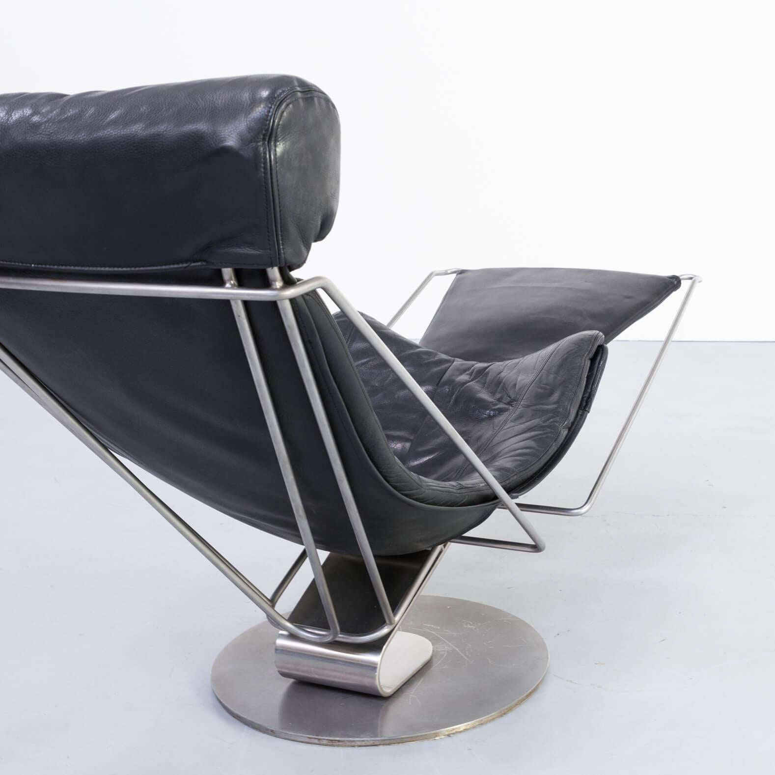 1990er Oluf Lund 'Inter Dane' Junger Designklassiker Relax Fauteuil für Trio-Line im Angebot 5