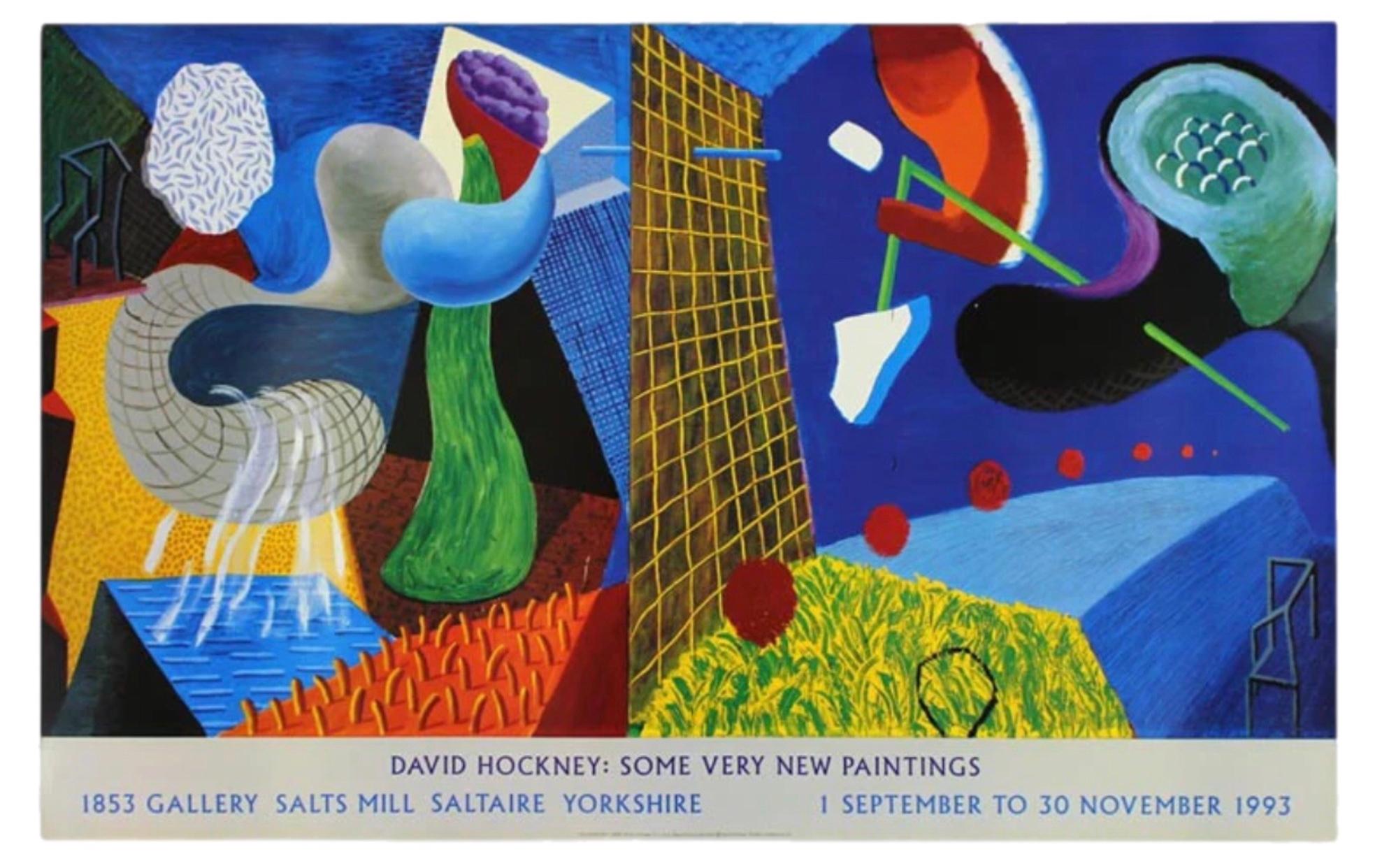 90s Original David Hockney The Other Side Louisiana Modern Exhibition Poster en vente 3