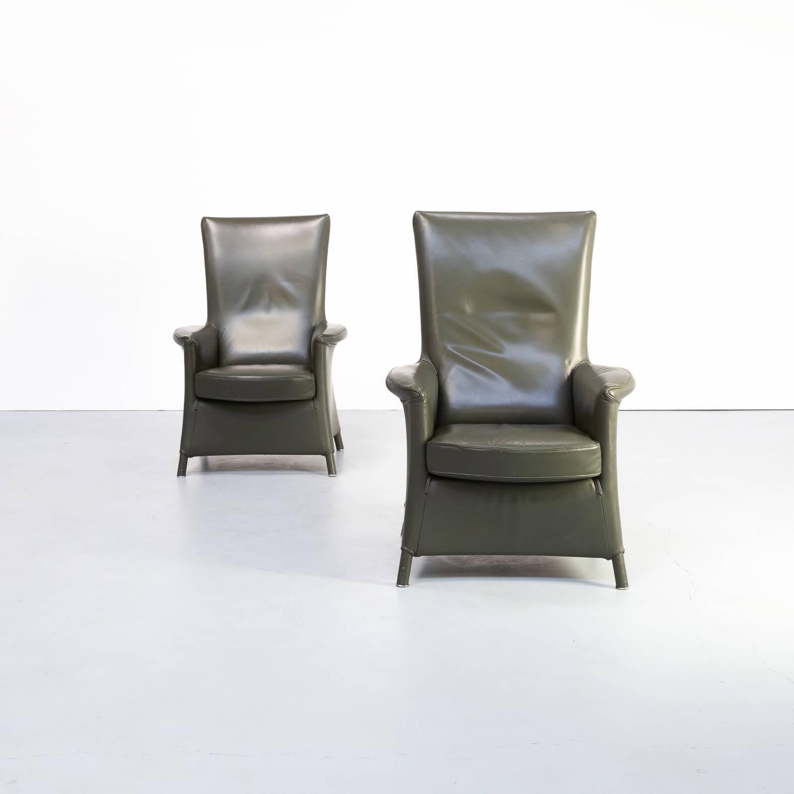 Austrian 1990s Paolo Piva ‘alta’ Armchair for Wittmann Set of 2 For Sale