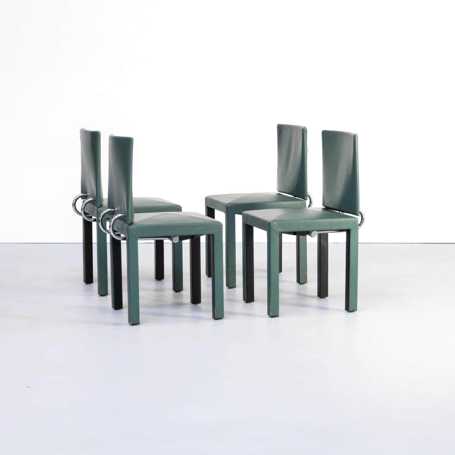 Italian 1990s Paolo Piva ‘Arcadia’ Dining Chairs for B&B Italia, Set of 4 For Sale