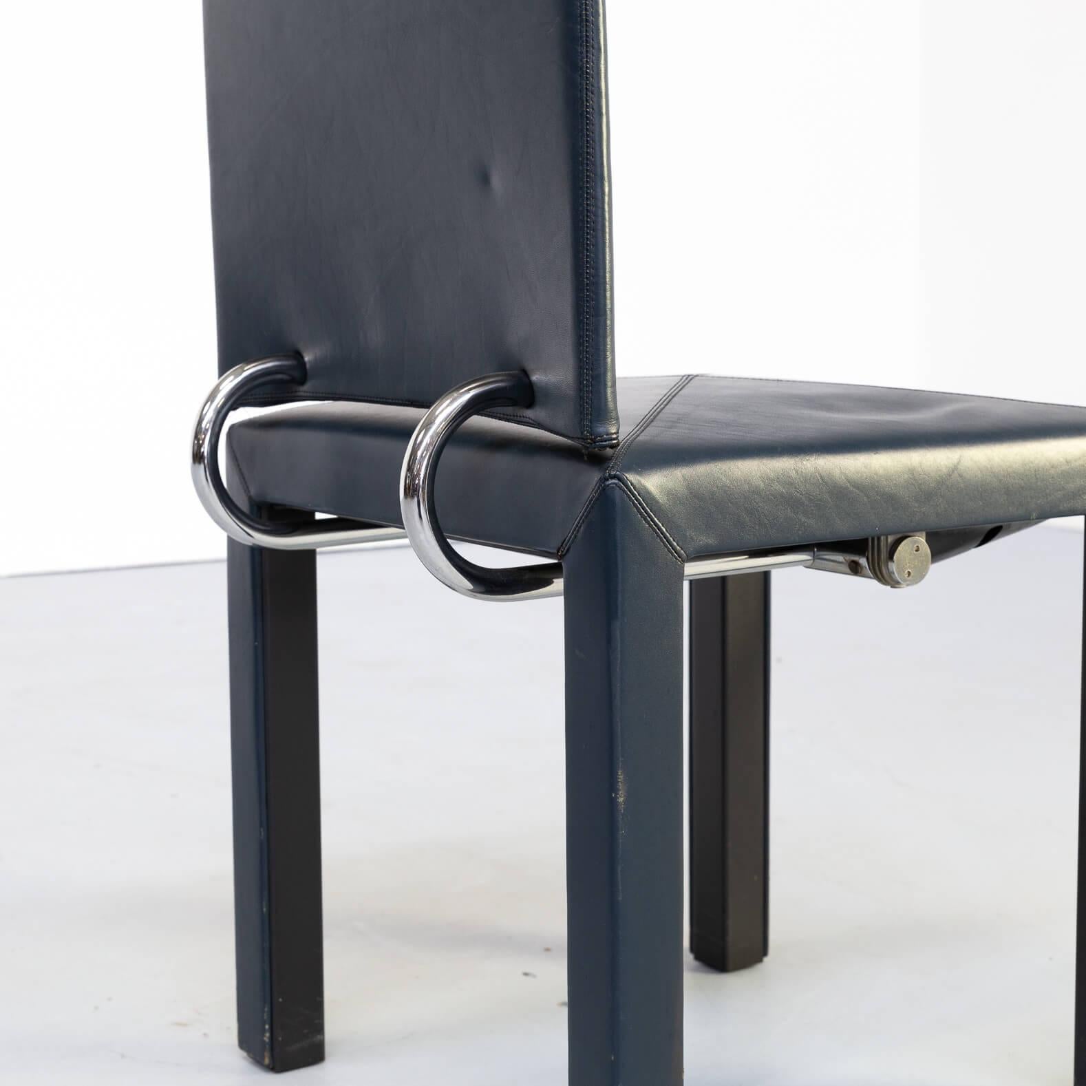 90s Paolo Piva ‘arcadia’ dining chairs for B & B Italia set/6 For Sale 2