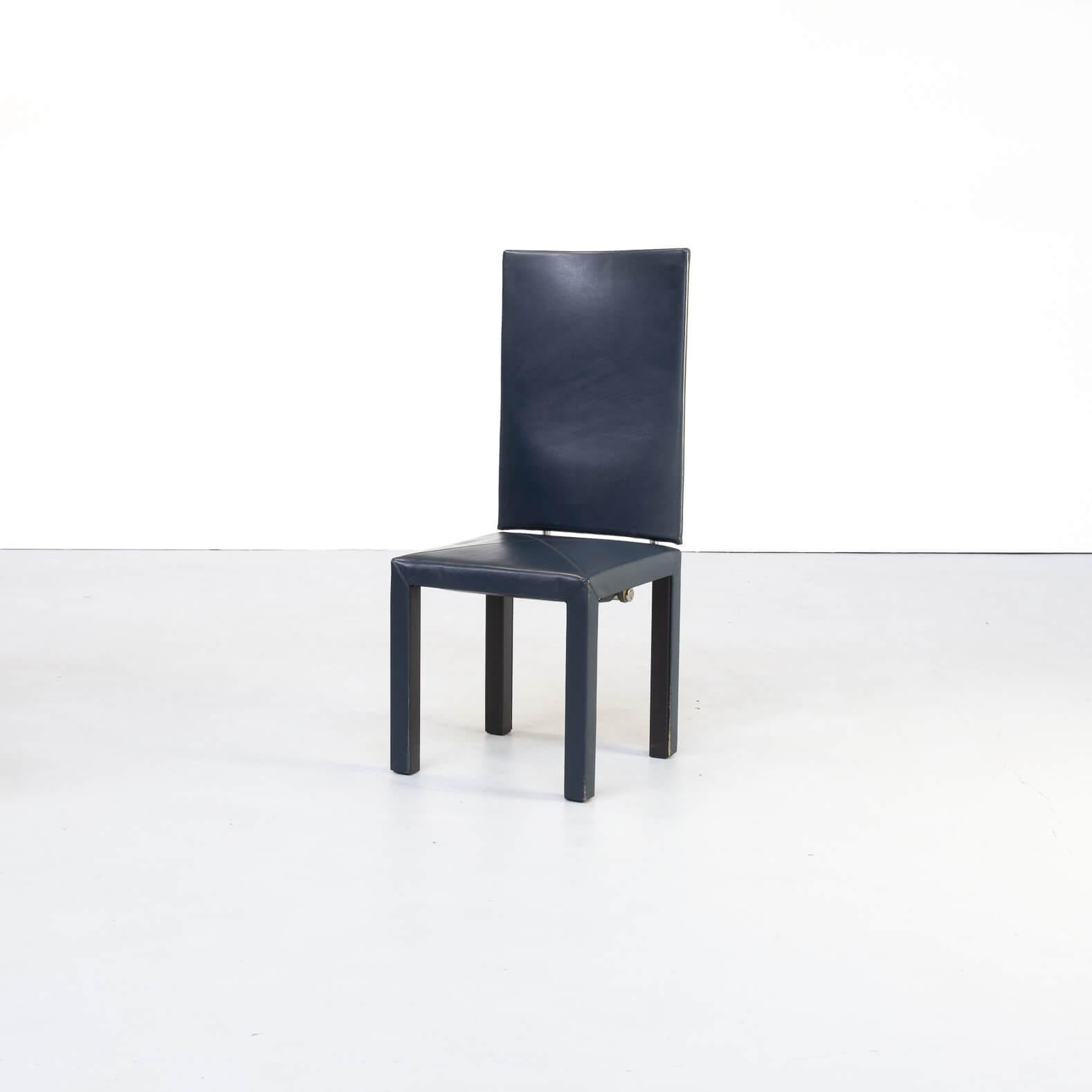 Mid-Century Modern 90s Paolo Piva ‘arcadia’ dining chairs for B & B Italia set/6 For Sale