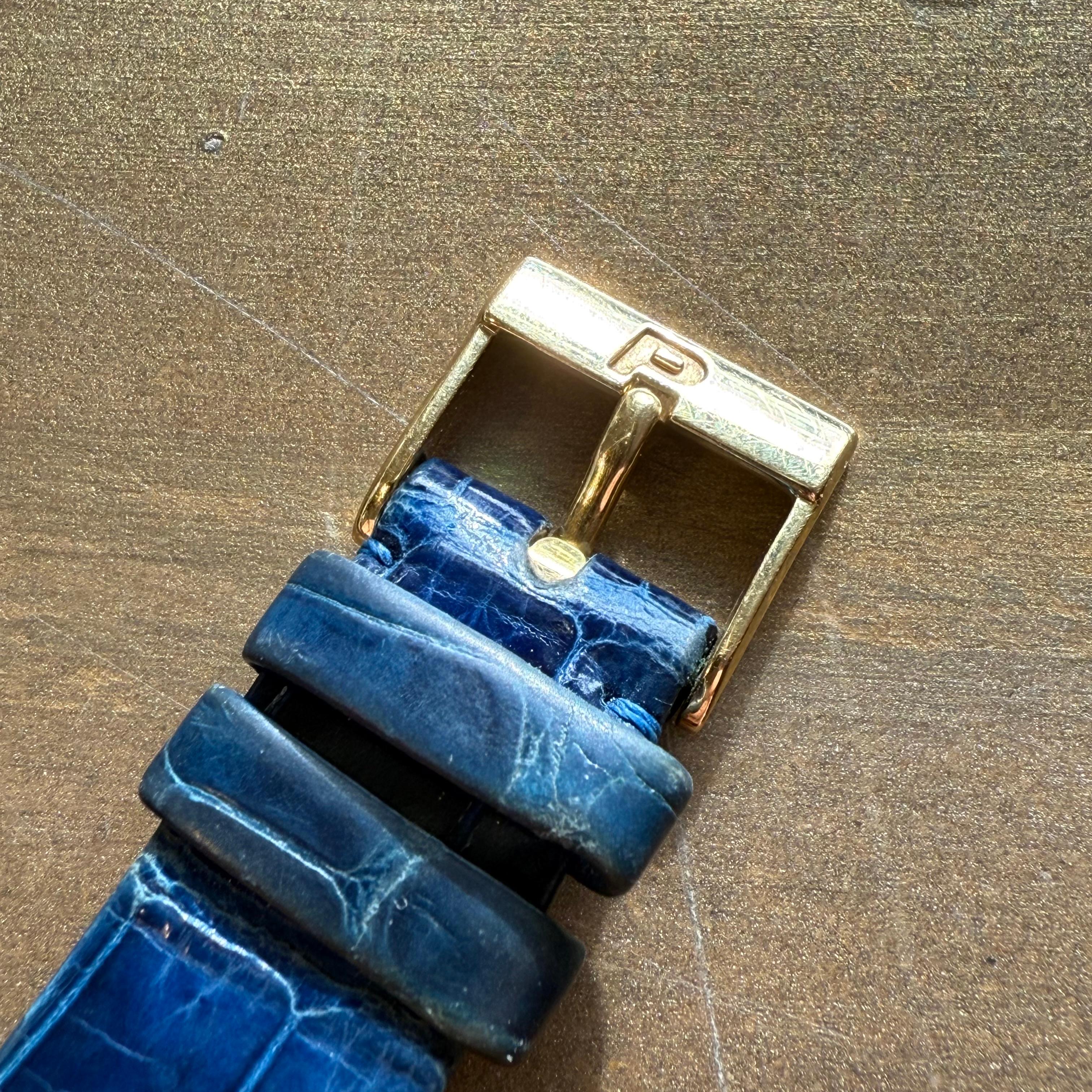 da uomo o donna 90's Rare Piaget 7148 Lapislazzuli Oro Giallo in vendita