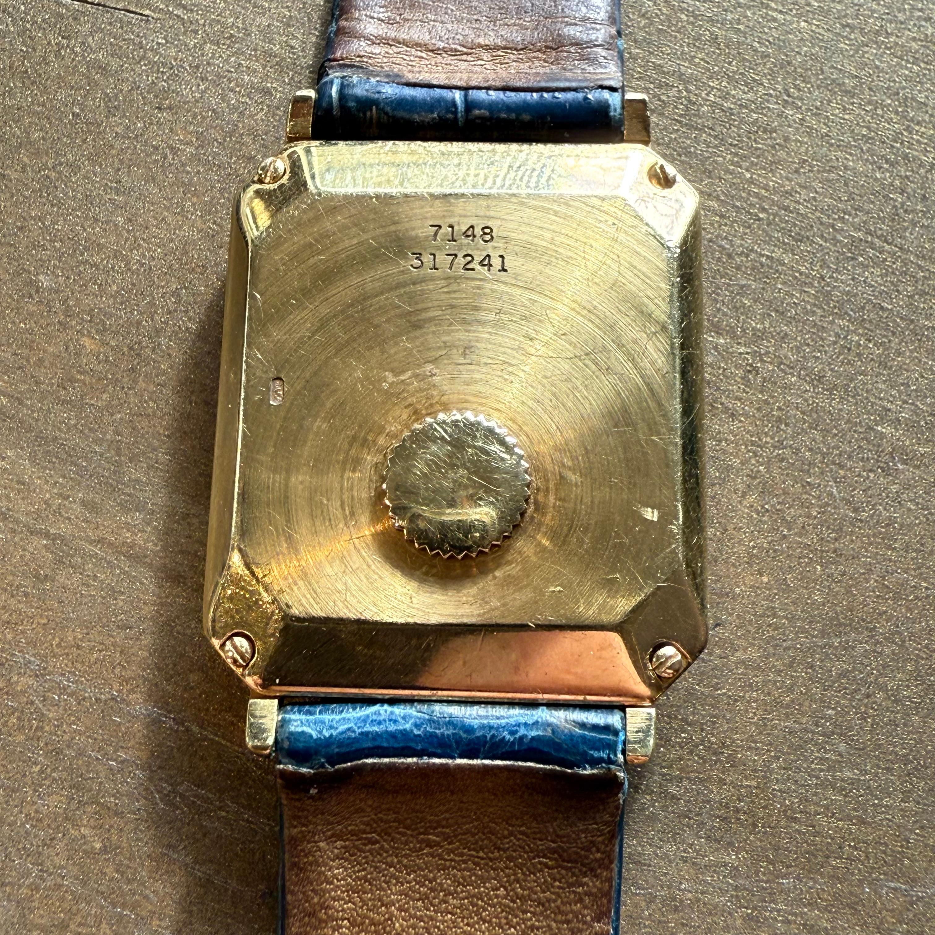 90's Rare Piaget 7148 Lapislazzuli Oro Giallo in vendita 1