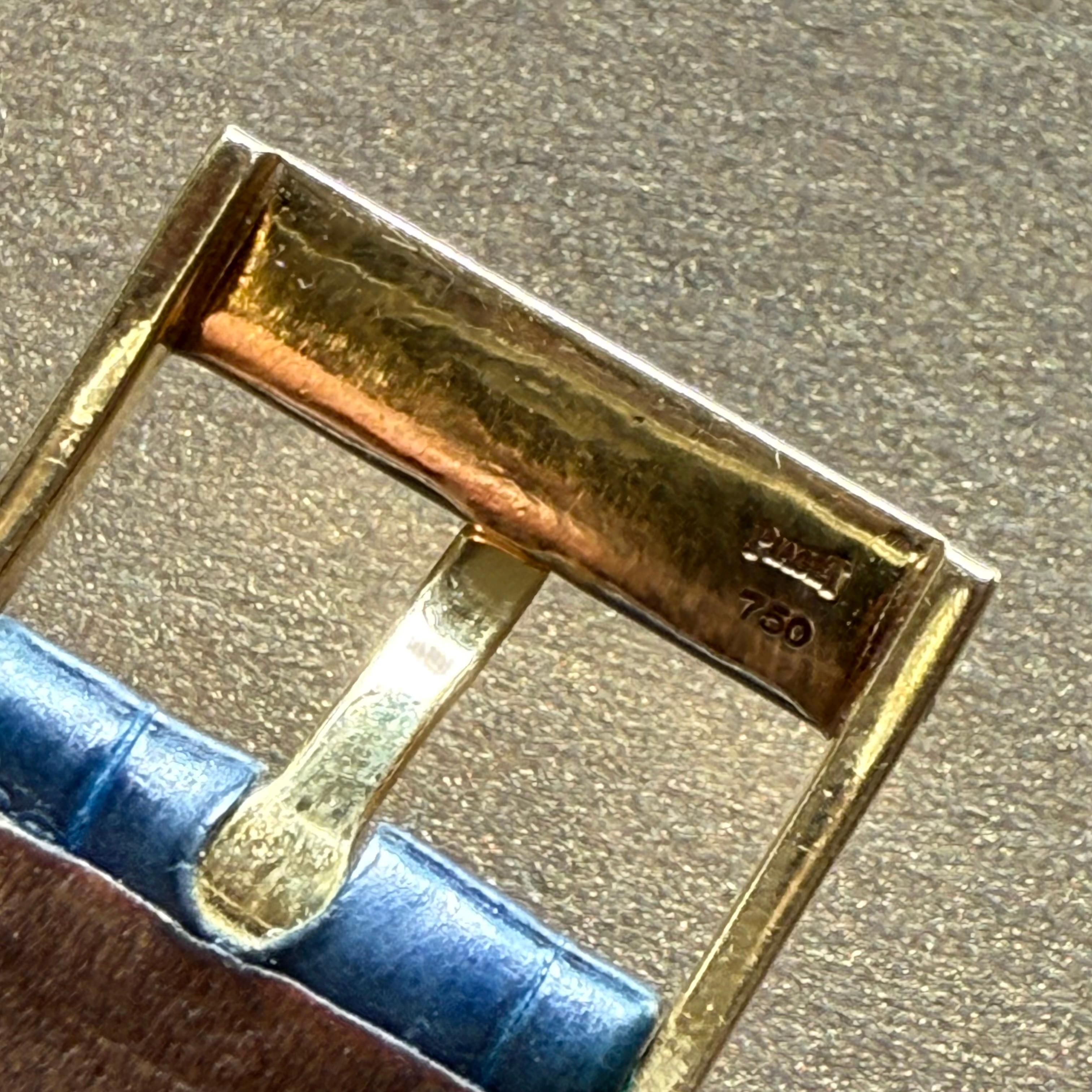 90's Rare Piaget 7148 Lapislazzuli Oro Giallo in vendita 3