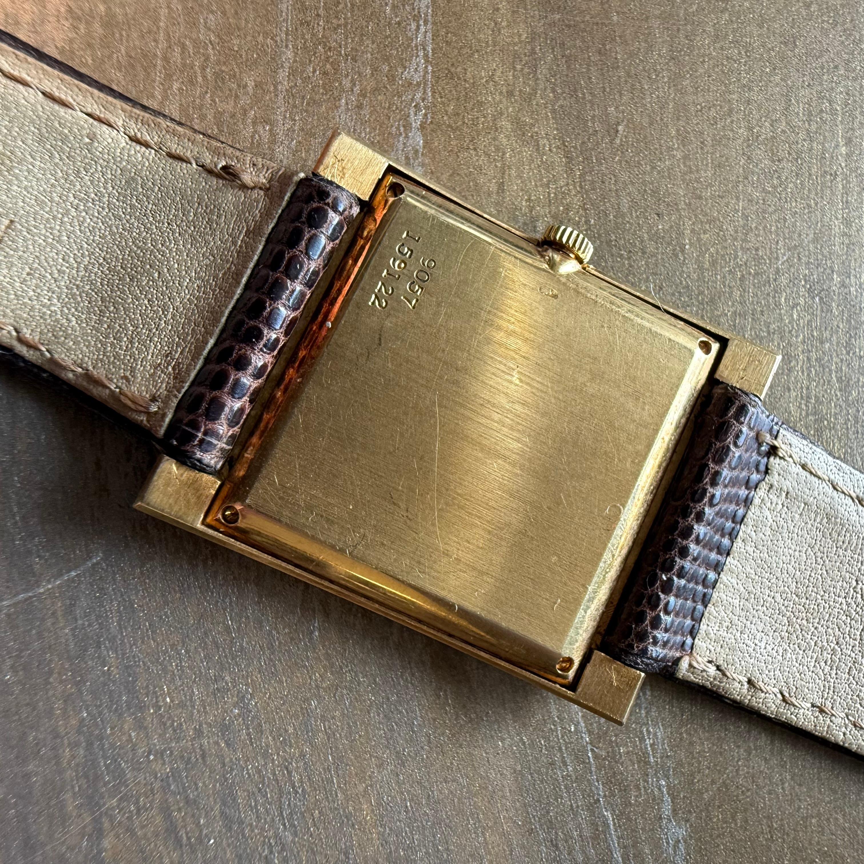 Raro Piaget 9057 occhio di tigre in oro giallo degli anni '90 in vendita 1