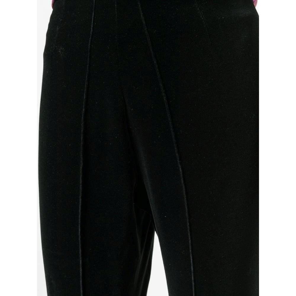 90s Romeo Gigli black velvet trousers 1