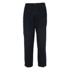 Vintage 90s Romeo Gigli blue cotton trousers