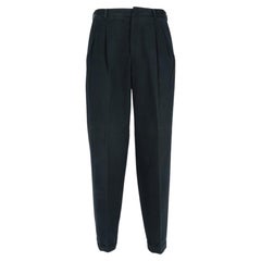 90s Romeo Gigli blue cotton trousers