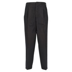 90s Romeo Gigli dark grey cotton trousers