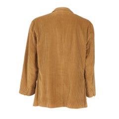 90s Romeo Gigli ocher velvet jacket