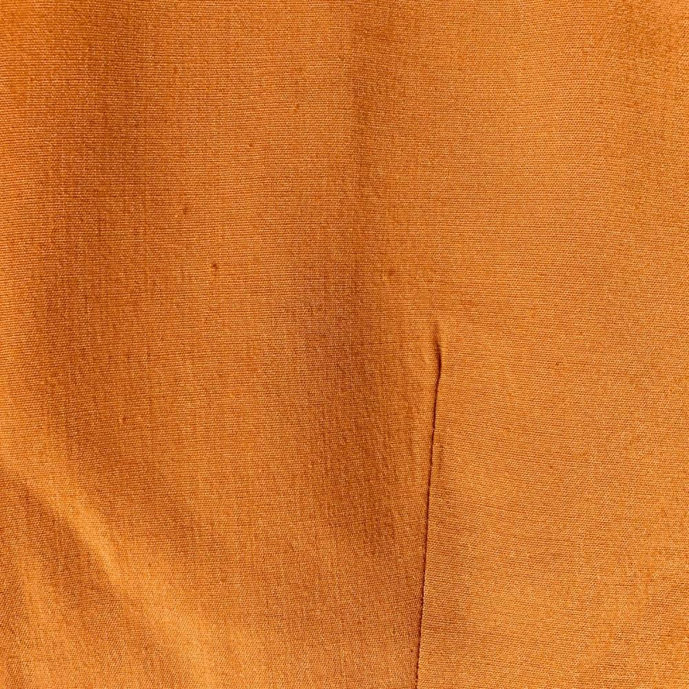 90s Romeo Gigli orange wool jacket with orange iridescent lining For Sale 2