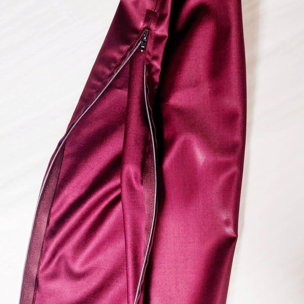 90s Romeo Gigli Vintage burgundy wool super skinny trousers For Sale 1