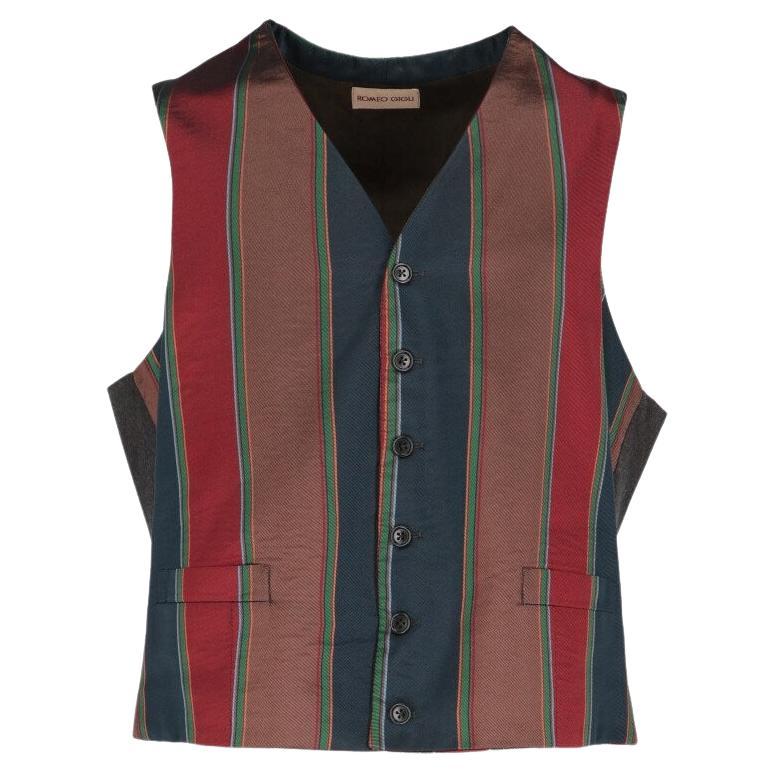 1990s Romeo Gigli Petroleum Blue Knitted Cardigan at 1stDibs