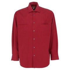 90s Romeo Gigli Vintage red cotton shirt 90s Romeo Gigli Vintage red cotton shirt