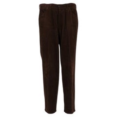 Vintage 90s Stone Island brown corduroy trousers