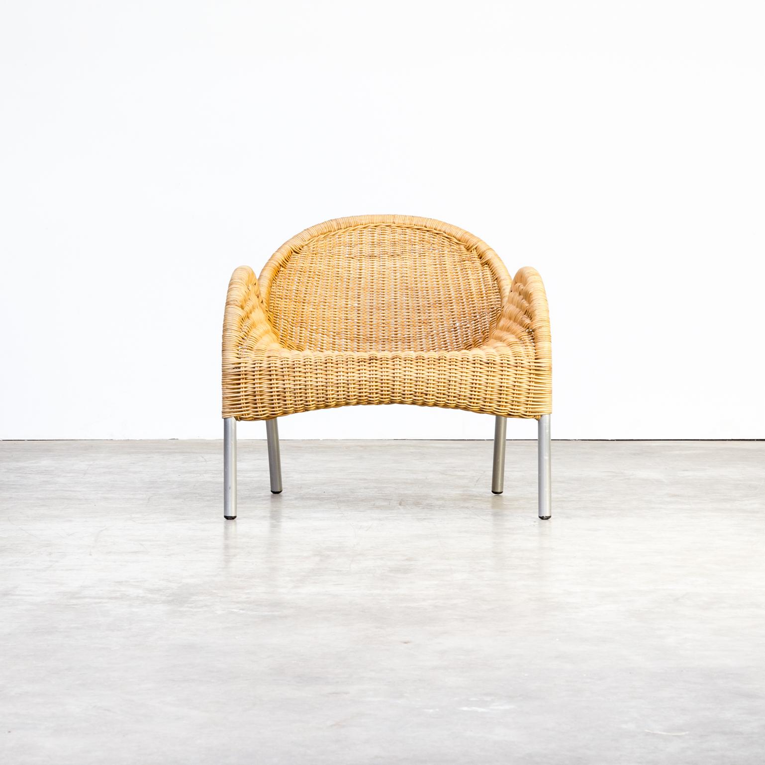 1990s Studio D’Umbino Lomazzi ‘manta’ fauteuil for Pierantonio Bonacina. Good condition consistent with age and use.