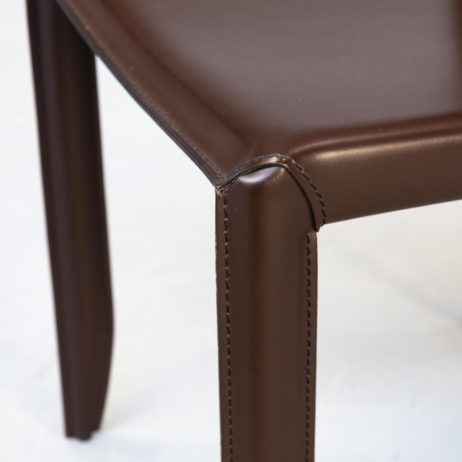 90s Studio Kronos ‘Piuma’ Chairs for Cattelan Italia Set/8 For Sale 1