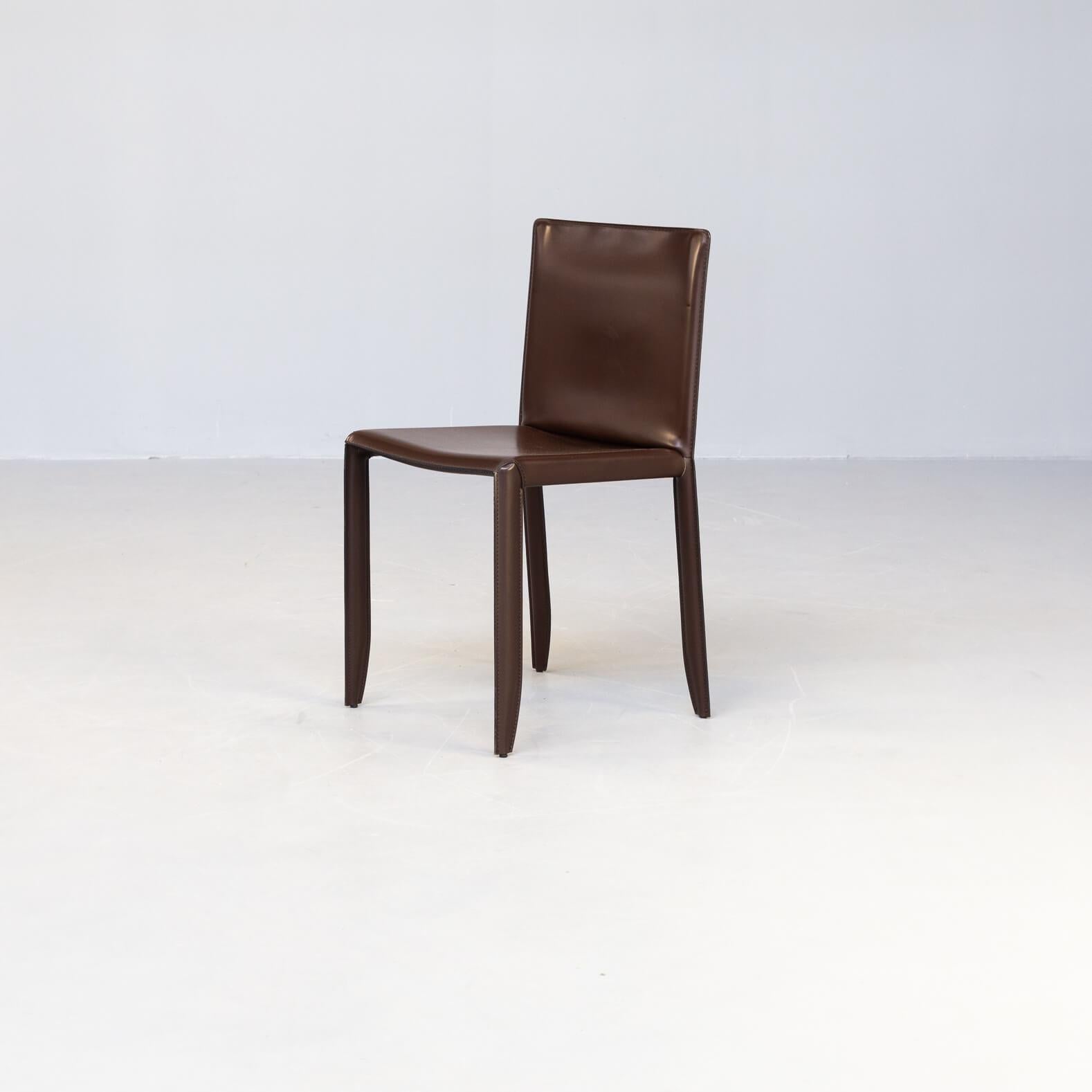 Post-Modern 90s Studio Kronos ‘Piuma’ Chairs for Cattelan Italia Set/8 For Sale