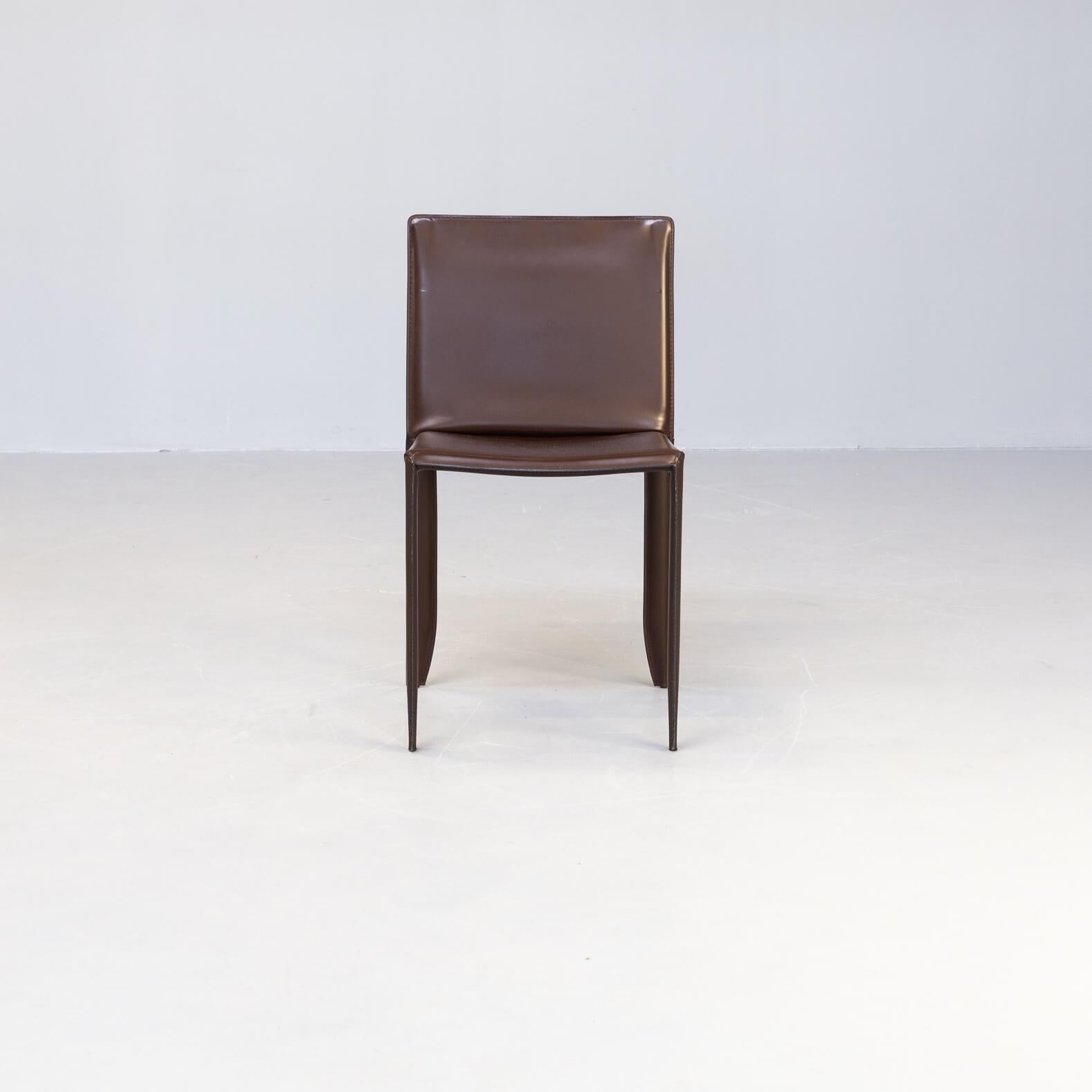 Italian 90s Studio Kronos ‘Piuma’ Chairs for Cattelan Italia Set/8 For Sale