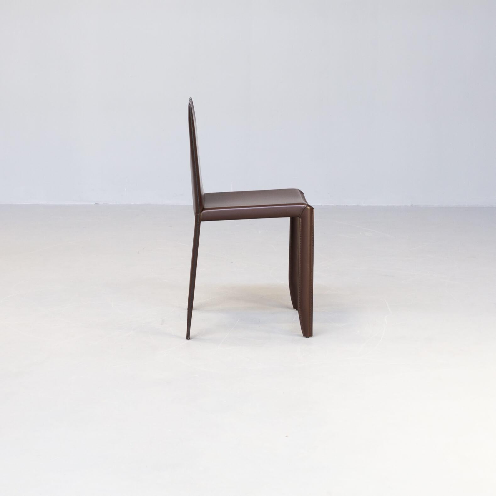 20th Century 90s Studio Kronos ‘Piuma’ Chairs for Cattelan Italia Set/8 For Sale