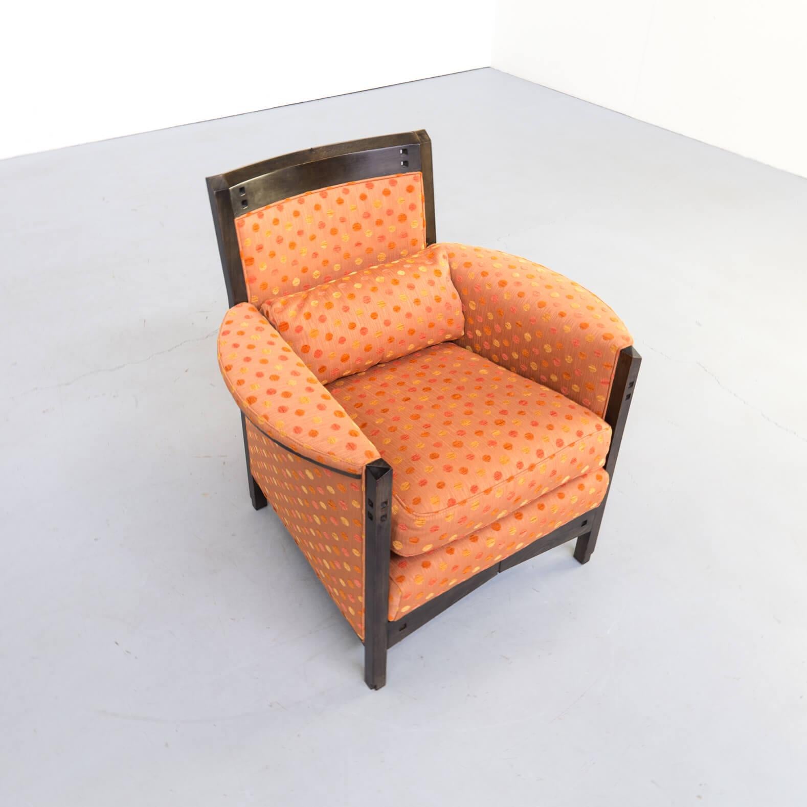 Fabric 1990s Umberto Asnago Fauteuil for Giorgetti For Sale