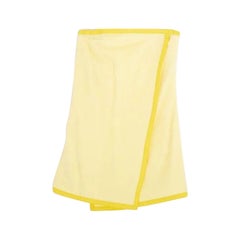Gelbes Terry-Stoff-Pool-Beistellkleid von Versus