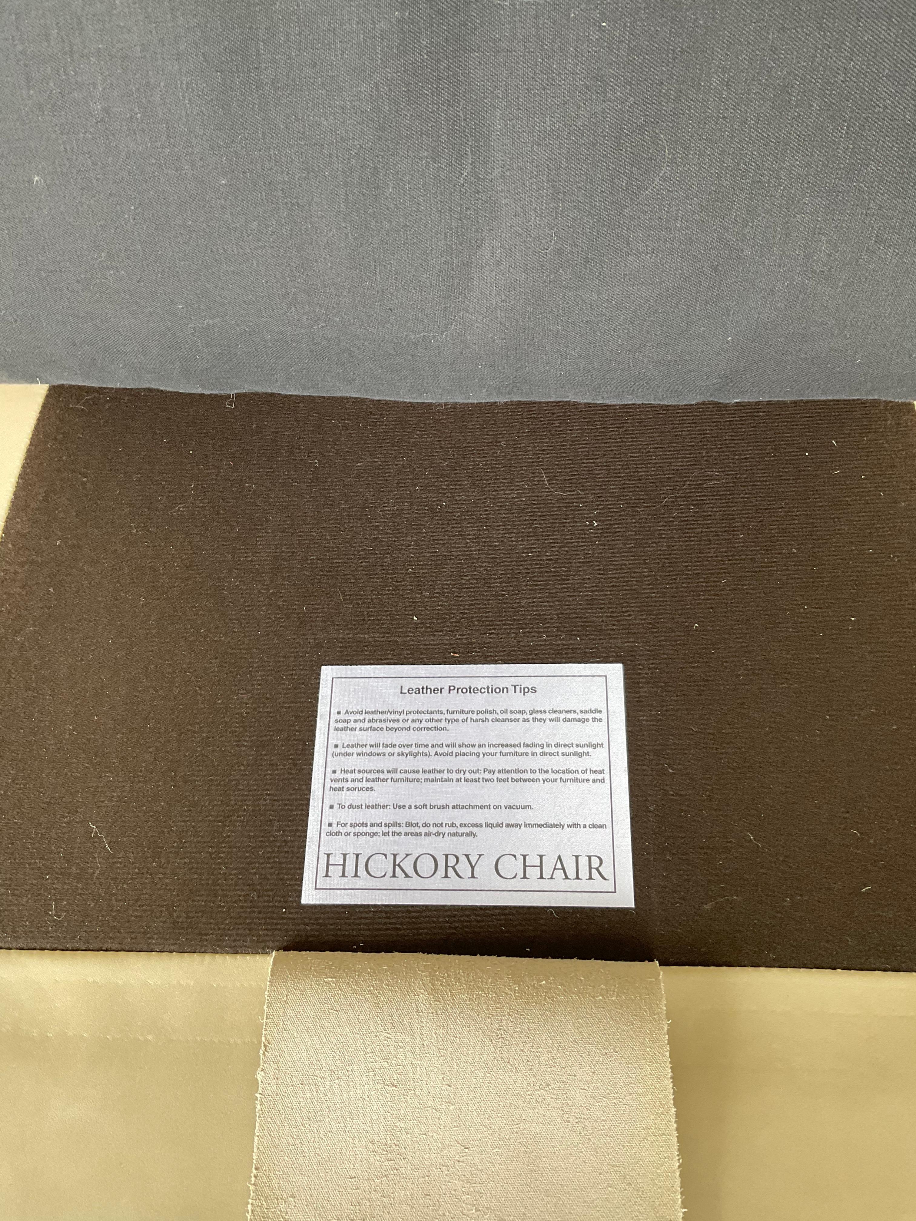 1990s Vintage Leather Club Chairs from Hickory Furniture  5