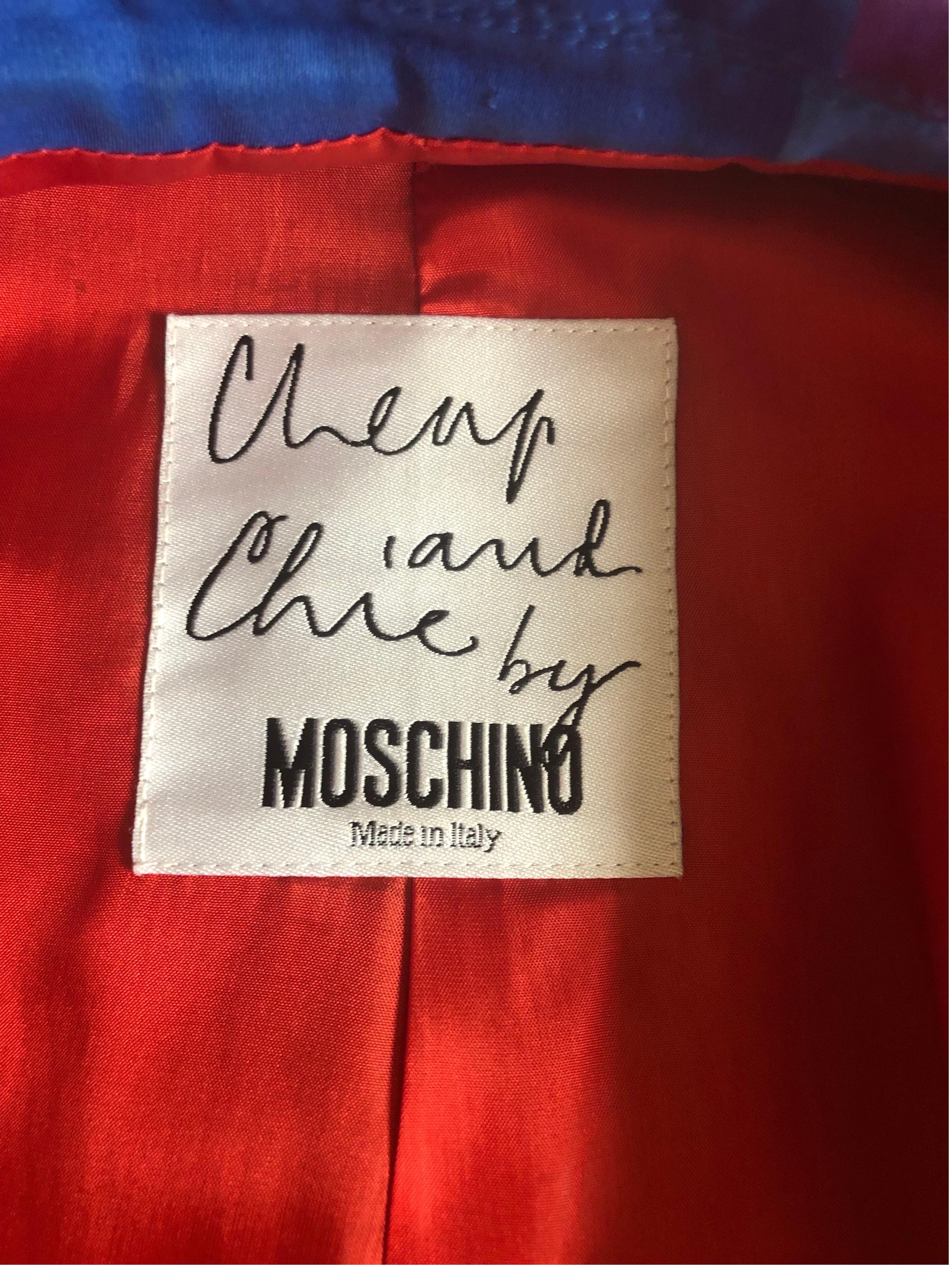 1990s Vintage rainbow Moschino blazer In Good Condition In LAGNY-SUR-MARNE, FR