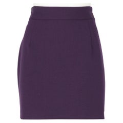 90s Vivienne Westwood Red Label purple wool skirt