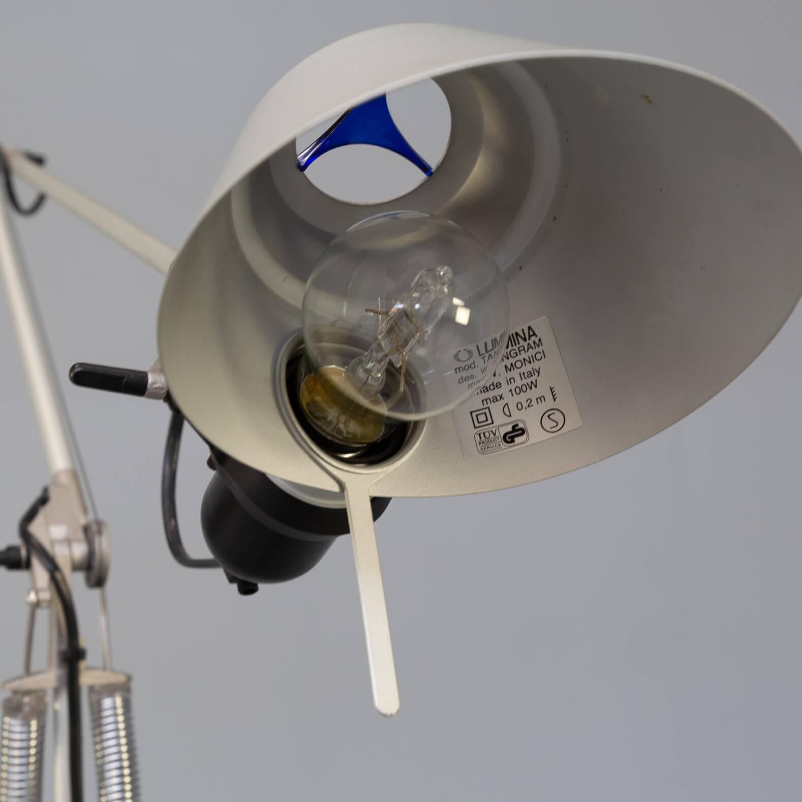 90s Walter Monici ‘Tangram’ Floorlamp for Lumina For Sale 1