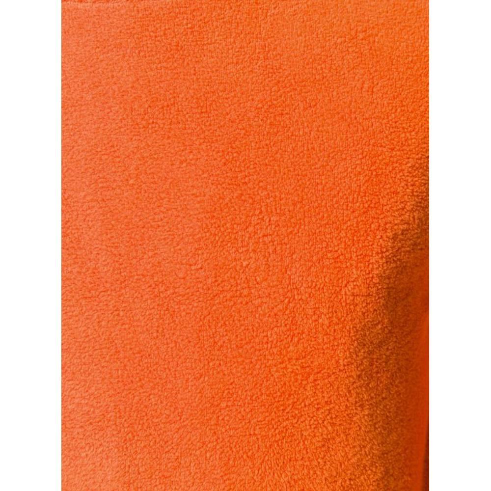 90s Walter Van Beirendonck Vintage orange teddy hoodie For Sale 2