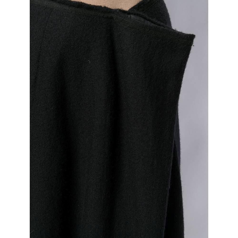 Women's or Men's 90s Yohji Yamamoto black wool skirt