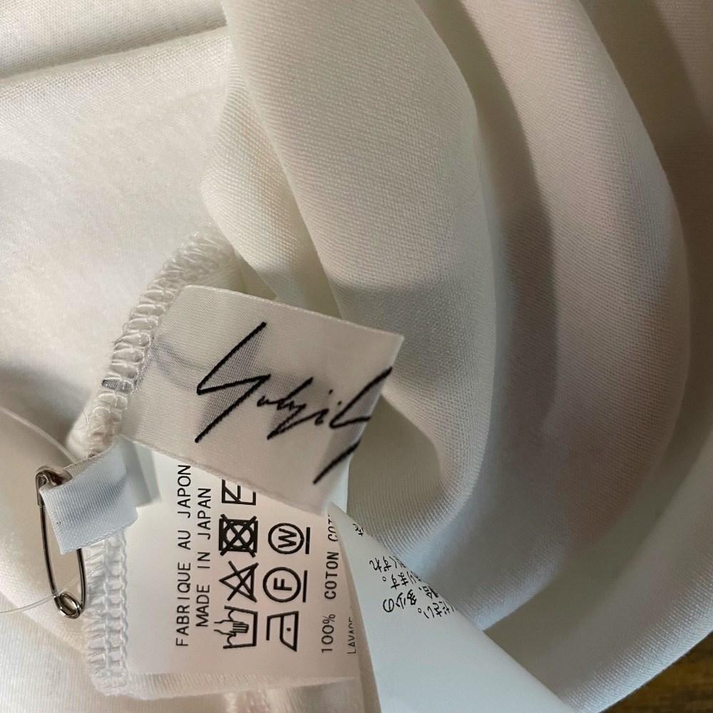 Women's 90s Yohji Yamamoto white cotton top For Sale