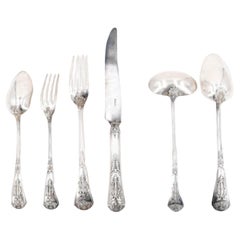 91 Piece Sterling Silver Flatware from Paris