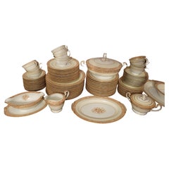 91 Pieces, Vintage, 1933, Noritake 'Adelpha' Bone China Set - 12 couverts