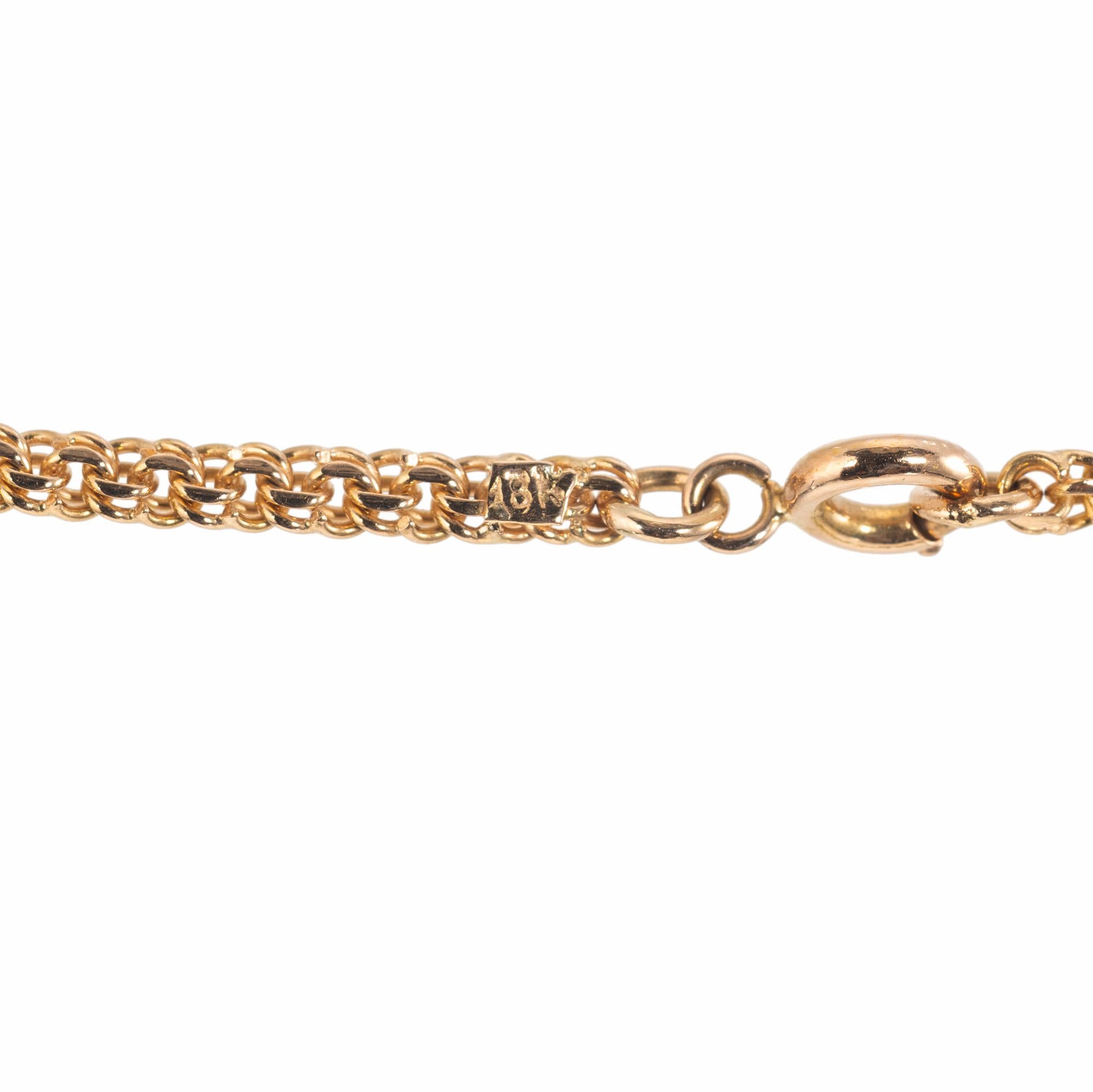 91.00 Collier pendentif en or jaune avec quartz de 91.00 carats en vente 1