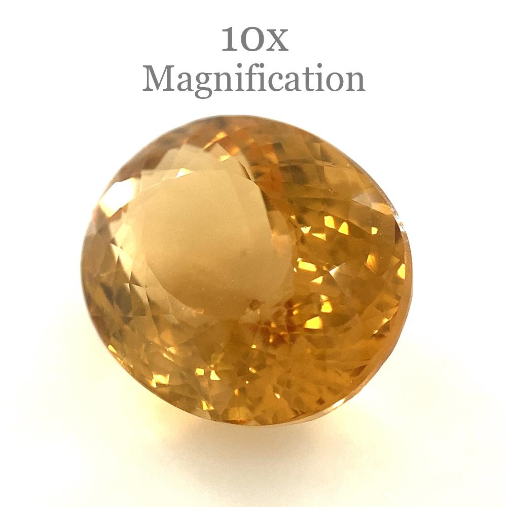 9.10ct Cushion Heliodor / Golden Beryl In New Condition For Sale In Toronto, Ontario
