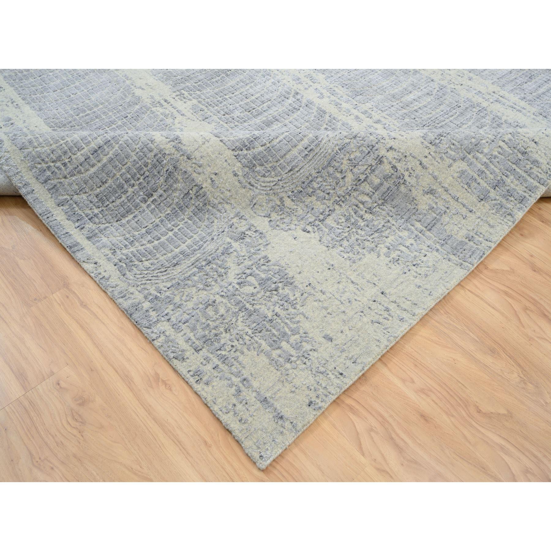Tappeto grigio jacquard 9'10 