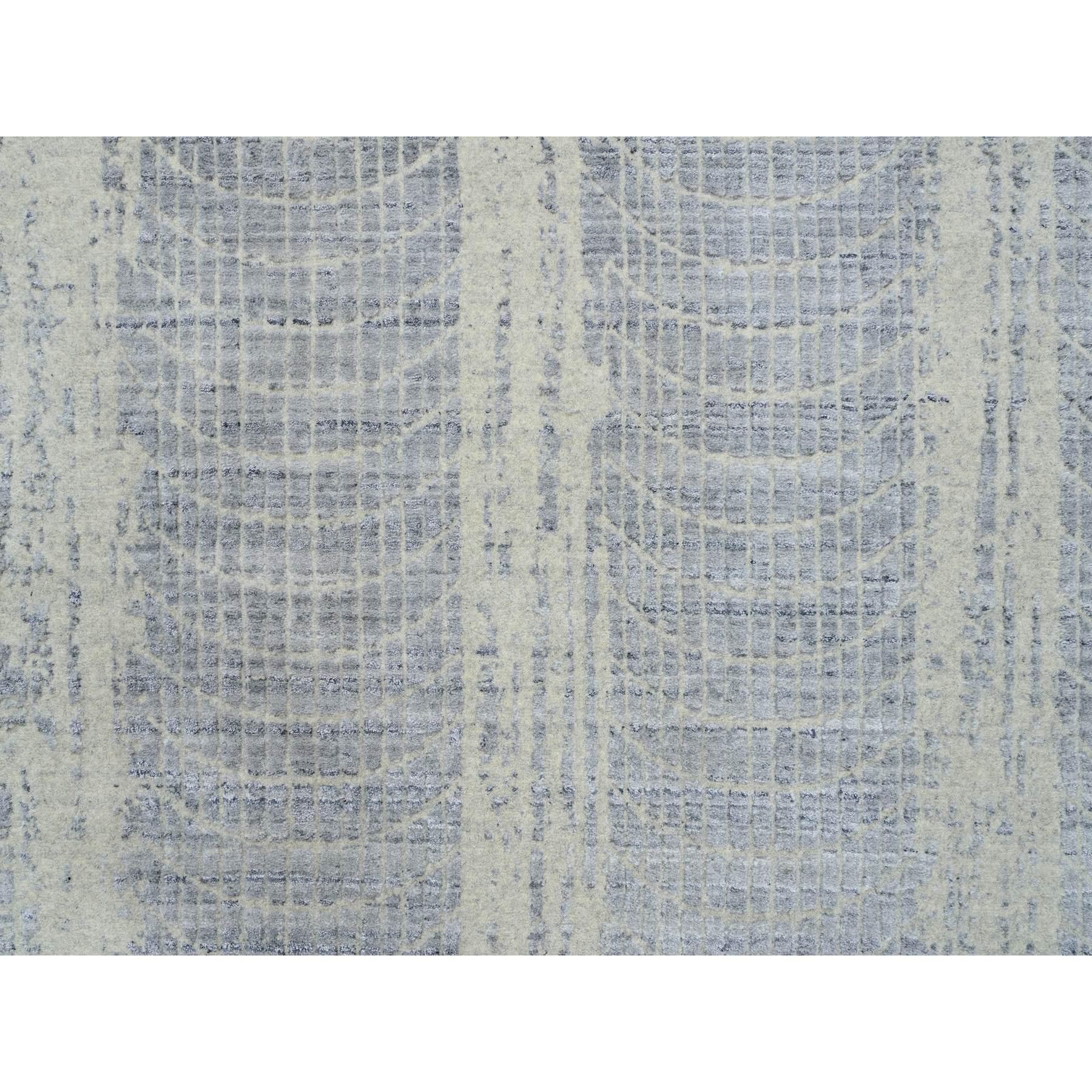 Seta Tappeto grigio jacquard 9'10 