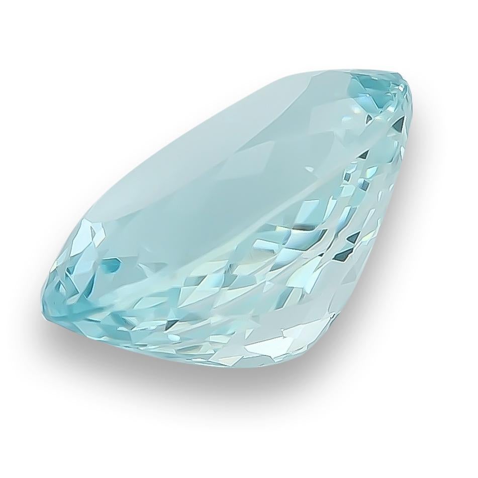 Piedra preciosa aguamarina azul natural 9,11 quilates / JupiterGem Corte mixto en venta