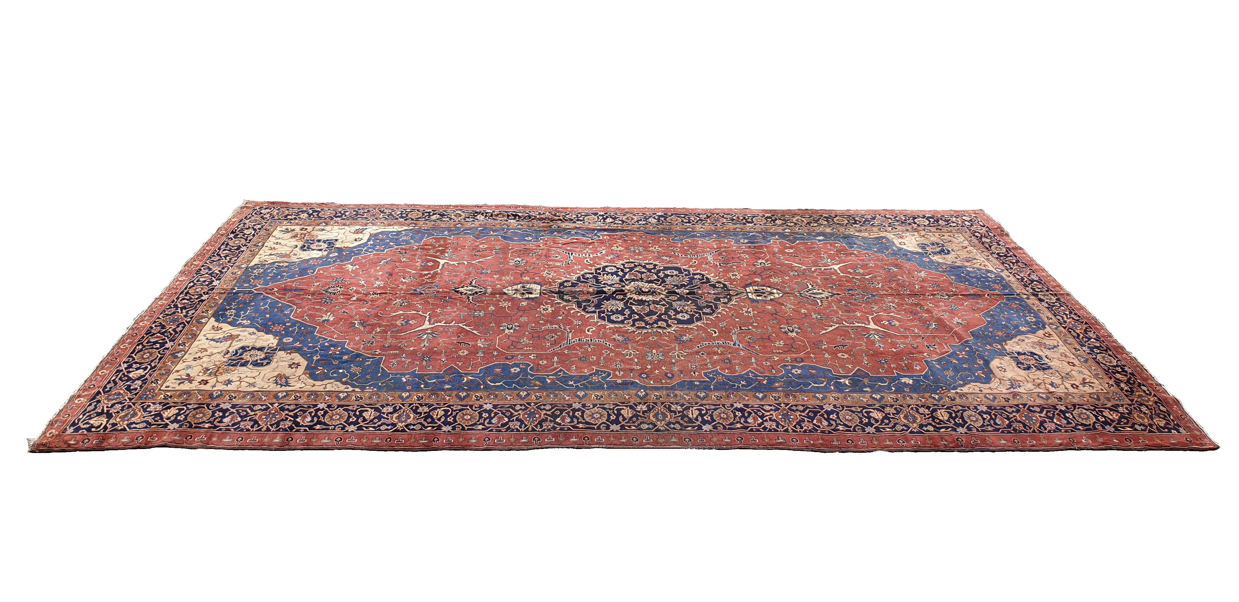 Large Turkish Isparta 19th century rug
 Measures: 580 x 330 cm.
   