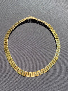 91.2 Grams 18 Karat Yellow Gold Chain Link Style Gold Men's Necklace