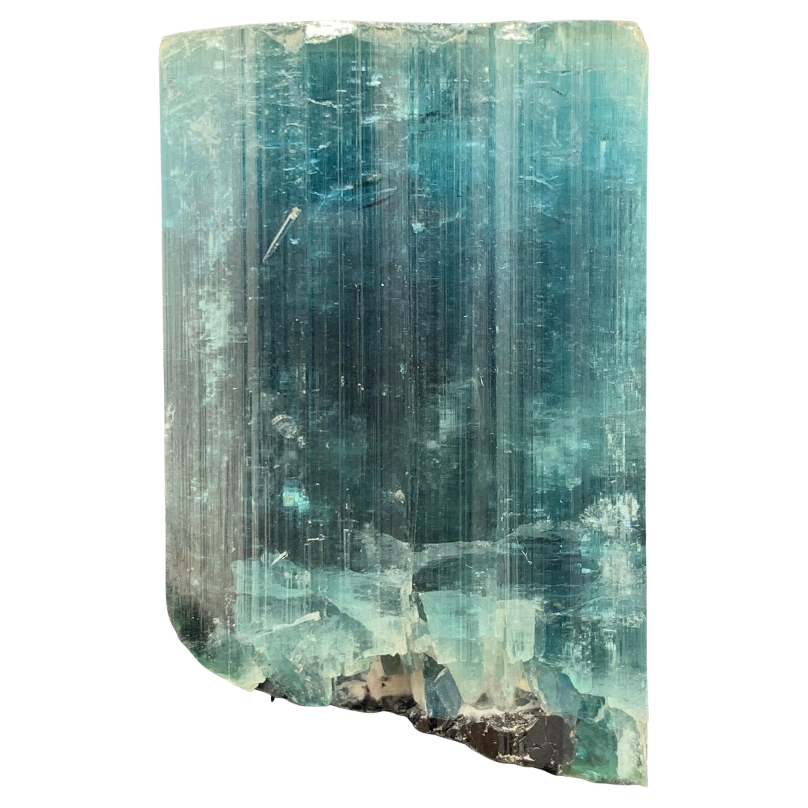 91.22 Beautiful Indicolite Tourmaline Crystal From Kunar, Afghanistan 
