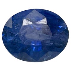 9.13 Carats Natural Cornflower Blue Sapphire Oval Cut Loose Gem